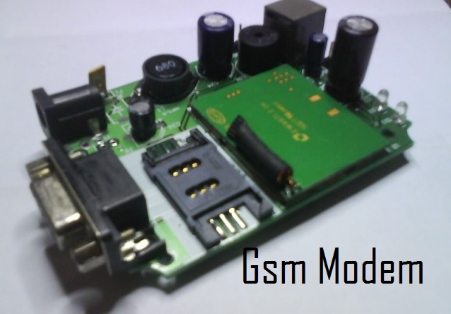 how to connect gsm modem with microcontroller