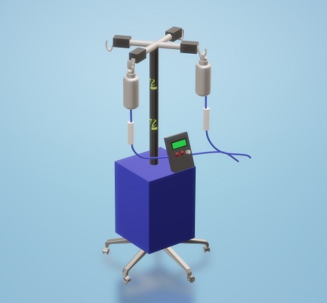 Hospital IV pole and bag - Blender Market