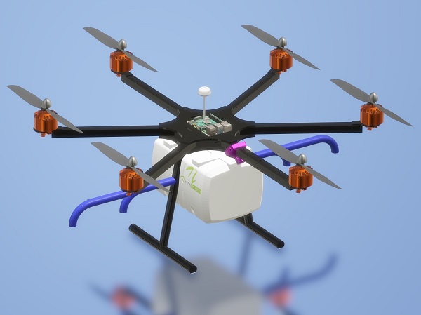 Agricultural Pesticide Sprayer COVID Sanitization Drone | Nevon