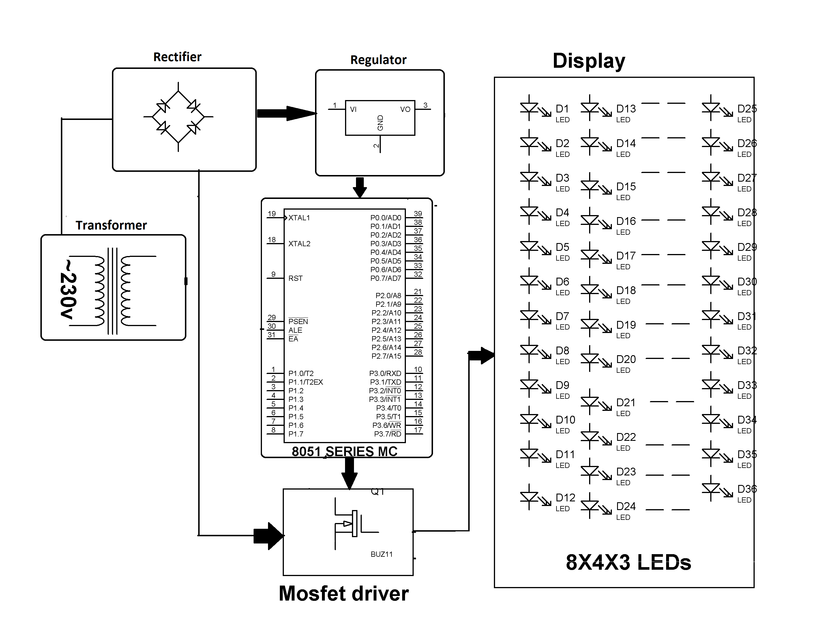Circuit Diagram Automatic Street Light Controller Using Microcontroller