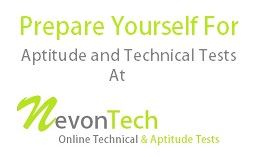 Aptitude and technical tests