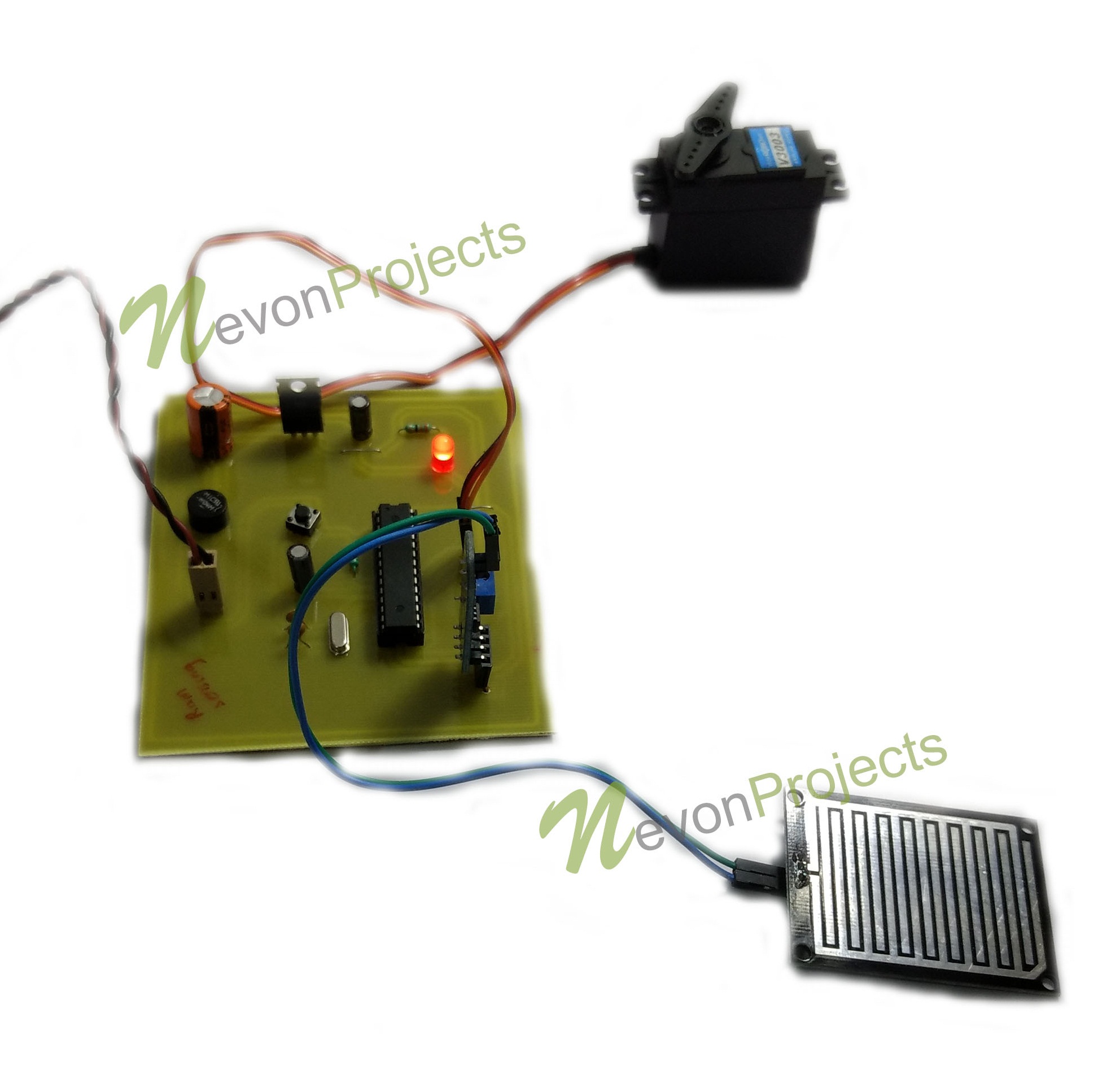 Floahazz Universal 2-in-1 Car Rain & Light Sensor - Auto Wiper And Headlight Sensor Module