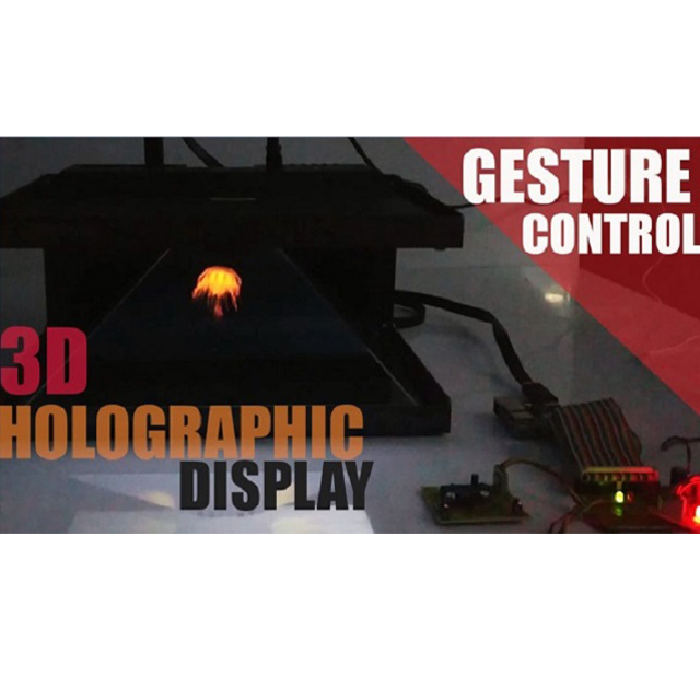 3D Holographic Display System with Gesture Controller