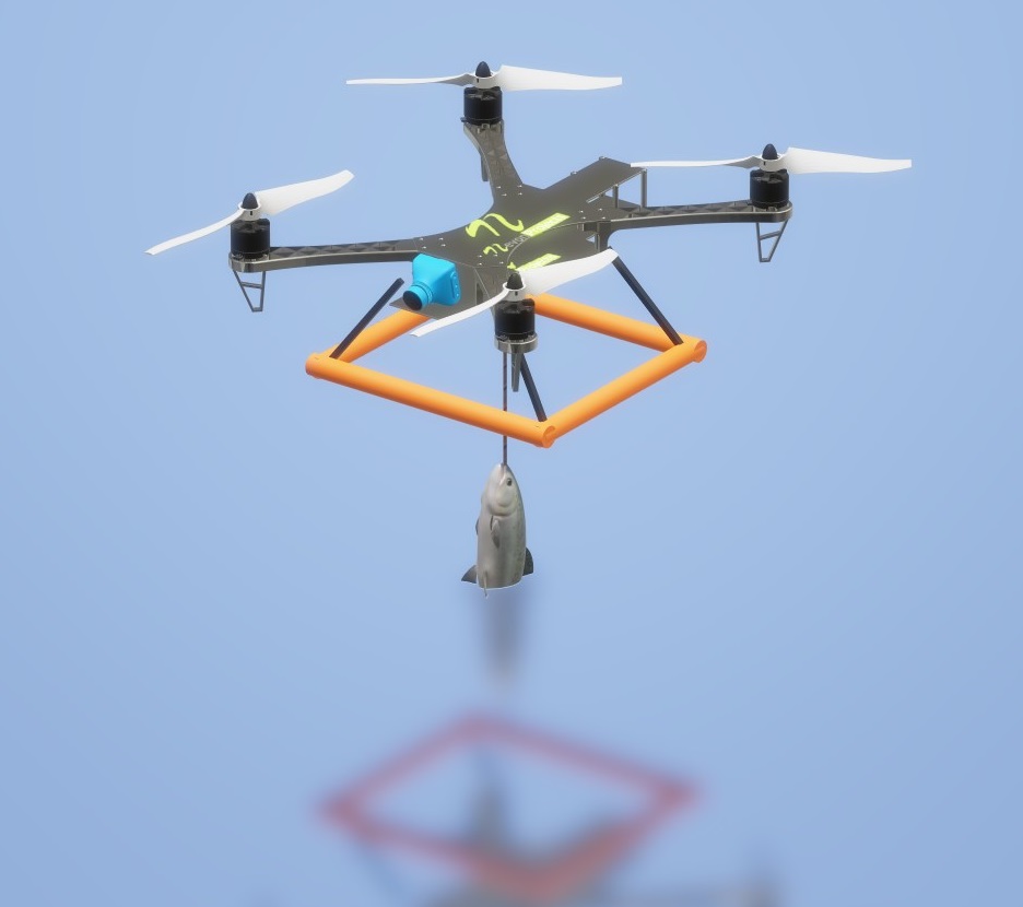 nevon fish catcher drone