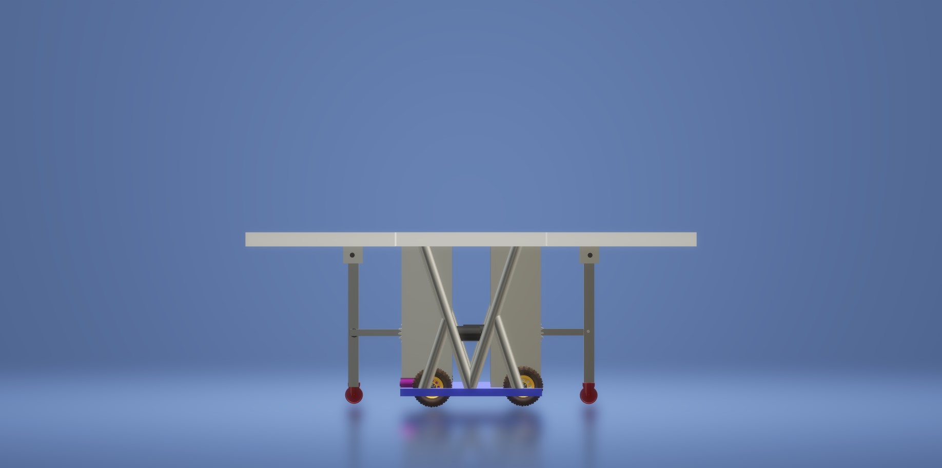 Automatic Self Folding Dining Table