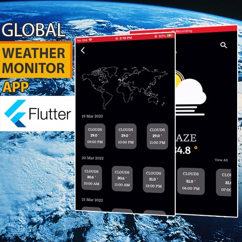 Nevon Real Time Global Weather Monitoring App Flutter